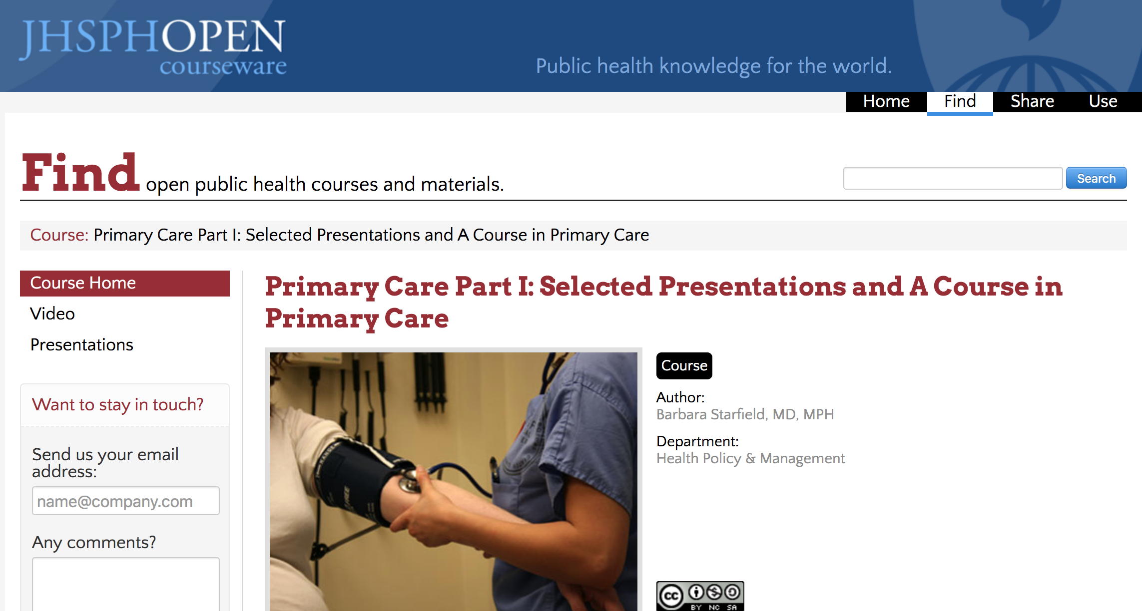 Celebrating Barbara Starfield