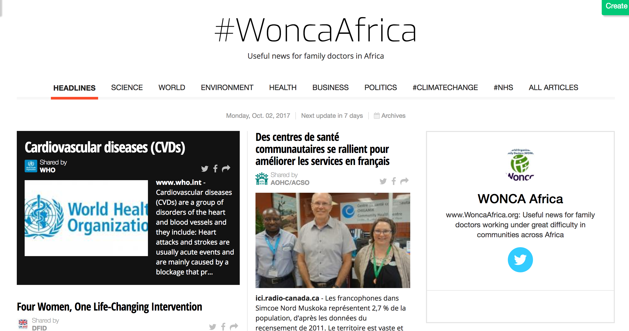 #WoncaAfrica 02 October 2017