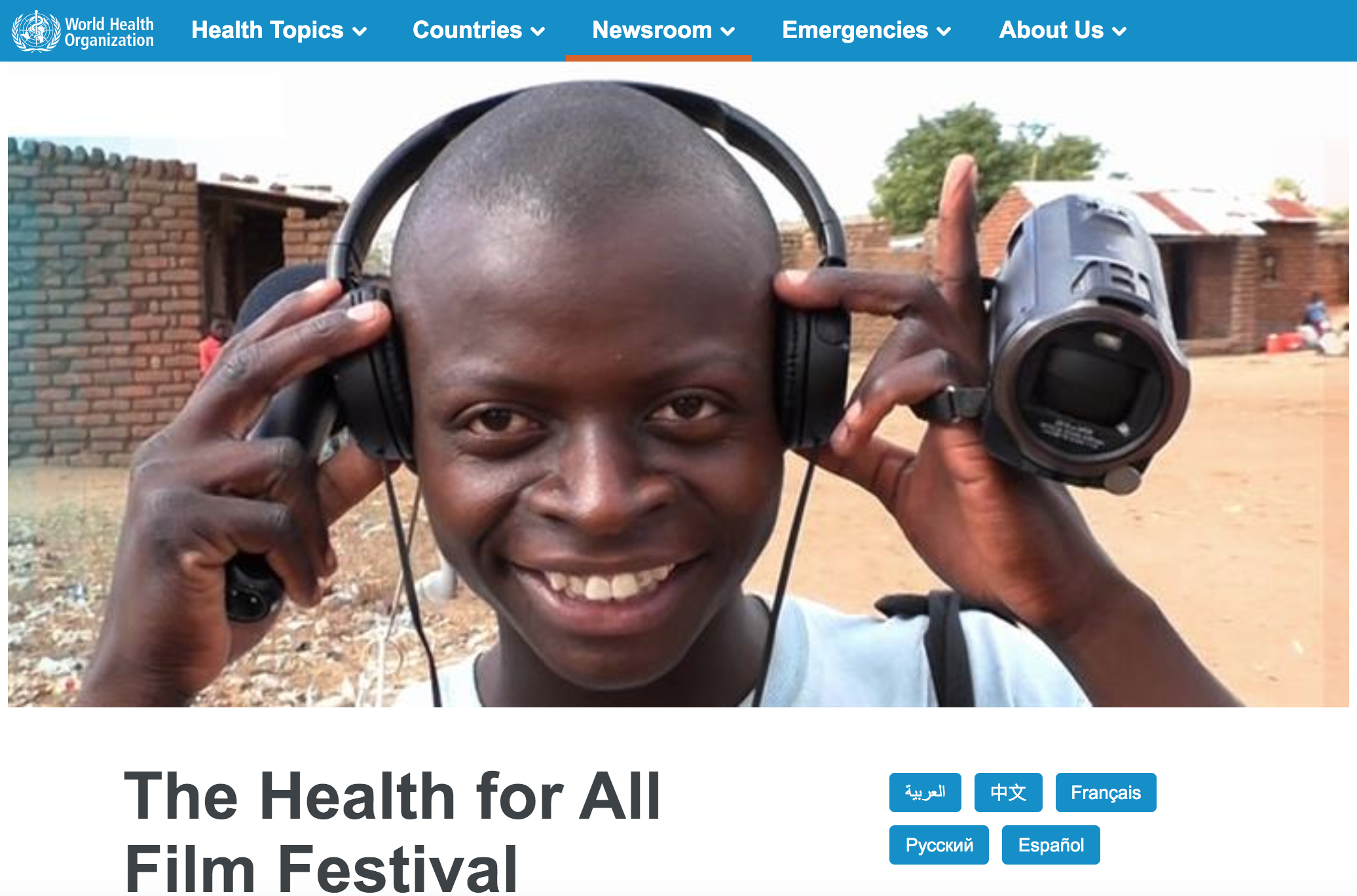 WHO Health for All Film Festival