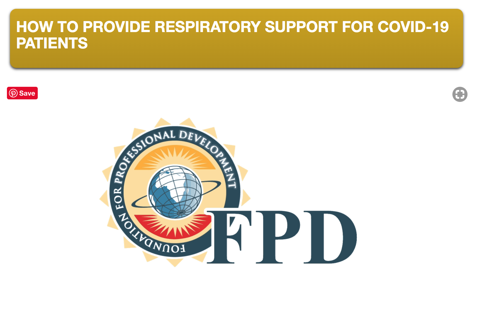 HOW TO PROVIDE RESPIRATORY SUPPORT FOR COVID-19 PATIENTS