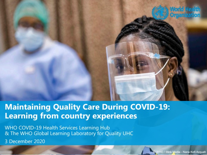 Learning from countries’ COVID-19 responses | Webinar report